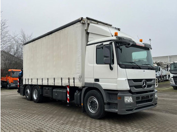 Camião grua, Camião de lona Mercedes-Benz Actros 2541 L6x2 Pritsche Heckkran 34m/to, Jib,: foto 2