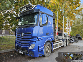 Camião de transporte de madeira MERCEDES-BENZ Actros