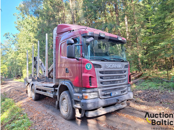 Camião de transporte de madeira SCANIA R 480