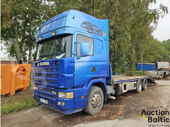 Camião transporte de veículos SCANIA R124