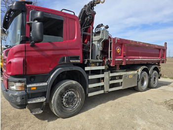 Camião basculante, Camião grua Scania P 360: foto 4