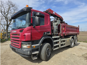 Camião basculante, Camião grua Scania P 360: foto 2