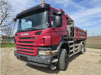 Camião basculante, Camião grua Scania P 360: foto 3