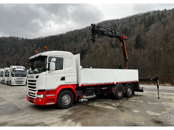 Camião de caixa aberta/ Plataforma SCANIA G 450