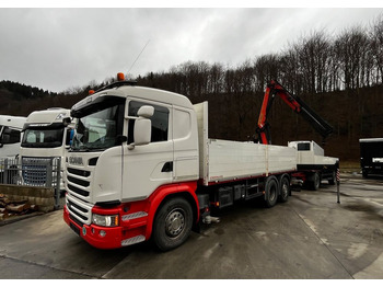 Camião de caixa aberta/ Plataforma SCANIA R 450