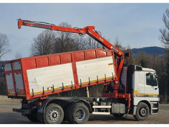 Camião basculante Mercedes-Benz Actros 1831 Wywrotka 6x2 / Kiper + HDS Stan * BDB *: foto 5