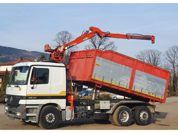 Camião basculante Mercedes-Benz Actros 1831 Wywrotka 6x2 / Kiper + HDS Stan * BDB *: foto 2