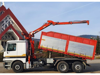 Camião basculante Mercedes-Benz Actros 1831 Wywrotka 6x2 / Kiper + HDS Stan * BDB *: foto 4