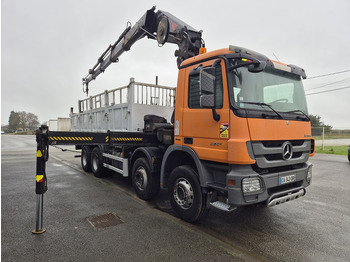 Camião polibenne, Camião grua MERCEDES-BENZ ACTROS 3241 KN: foto 2