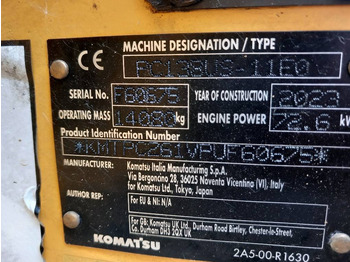 Escavadora de rastos Komatsu PC138US-11E0: foto 2