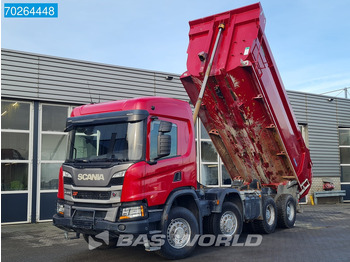 Camião basculante Scania P410 8X4 19m3 Big-Axle Steelsuspension Euro 6: foto 4