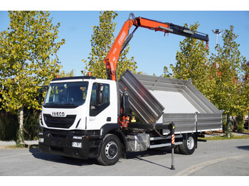 Camião grua IVECO Stralis 310 E6 / NEW 3-sided tipper / Fassi F135 crane with remote control: foto 2