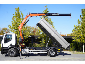 Camião grua IVECO Stralis 310 E6 / NEW 3-sided tipper / Fassi F135 crane with remote control: foto 4