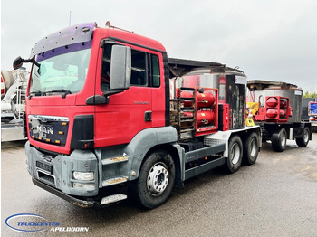 Camião MAN TGS 26.480 6x4 Steel springs, Manuel, R Kolberg Bitumen heater: foto 3