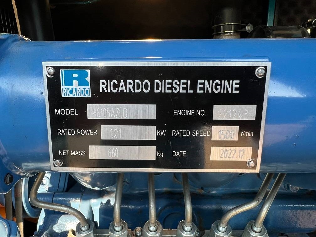 Gerador elétrico novo Ricardo 100KVA (80KW) SILENT GENERATOR 3 PHASE 50HZ 400V: foto 11 Gerador elétrico novo Ricardo 100KVA (80KW) SILENT GENERATOR 3 PHASE 50HZ 400V: foto 11