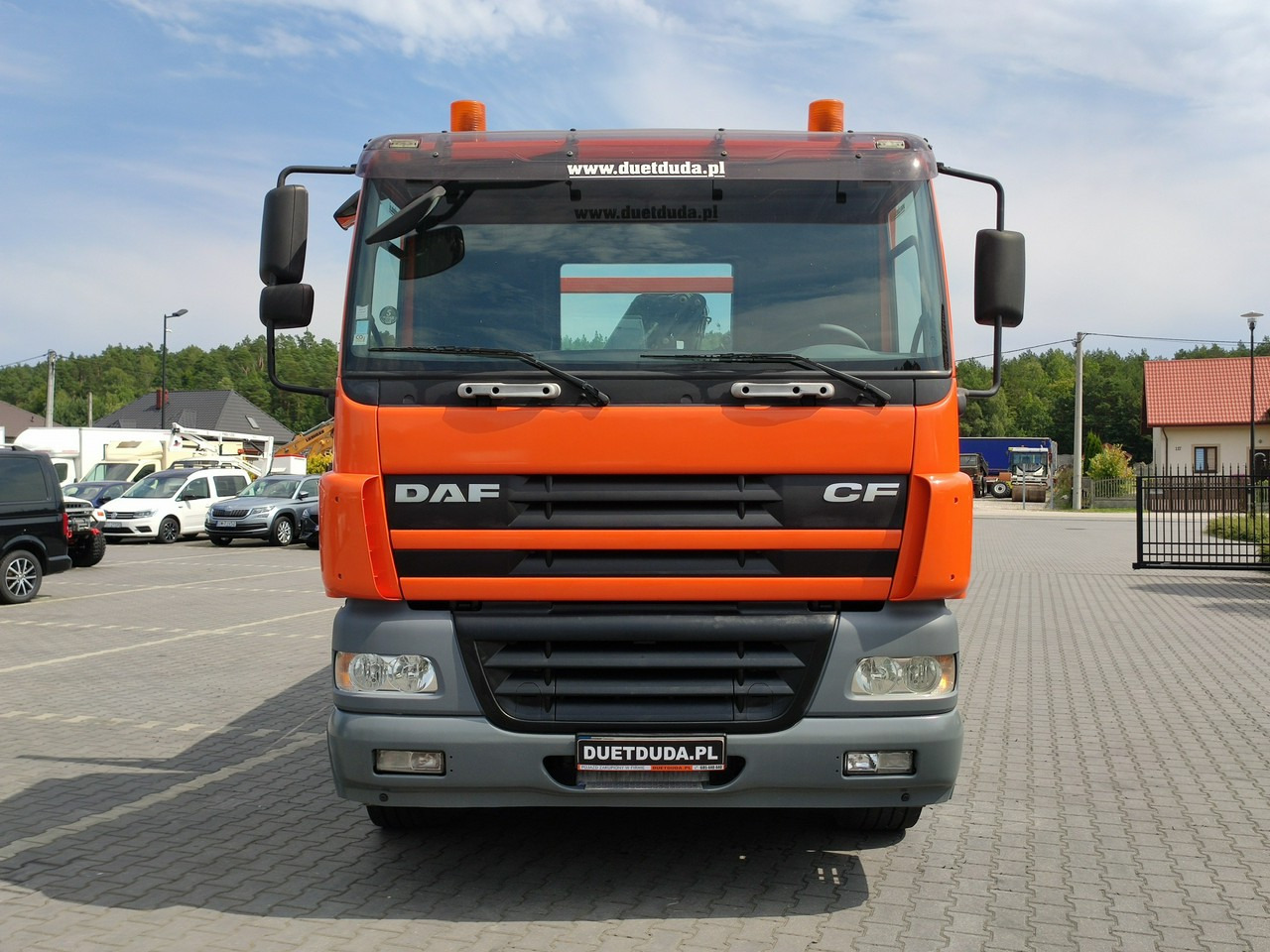 Camião de caixa aberta/ Plataforma, Camião grua DAF CF 85.380 6x2 Oś Skrętna Skrzynia HDS HIAB 220C + Pilot: foto 33