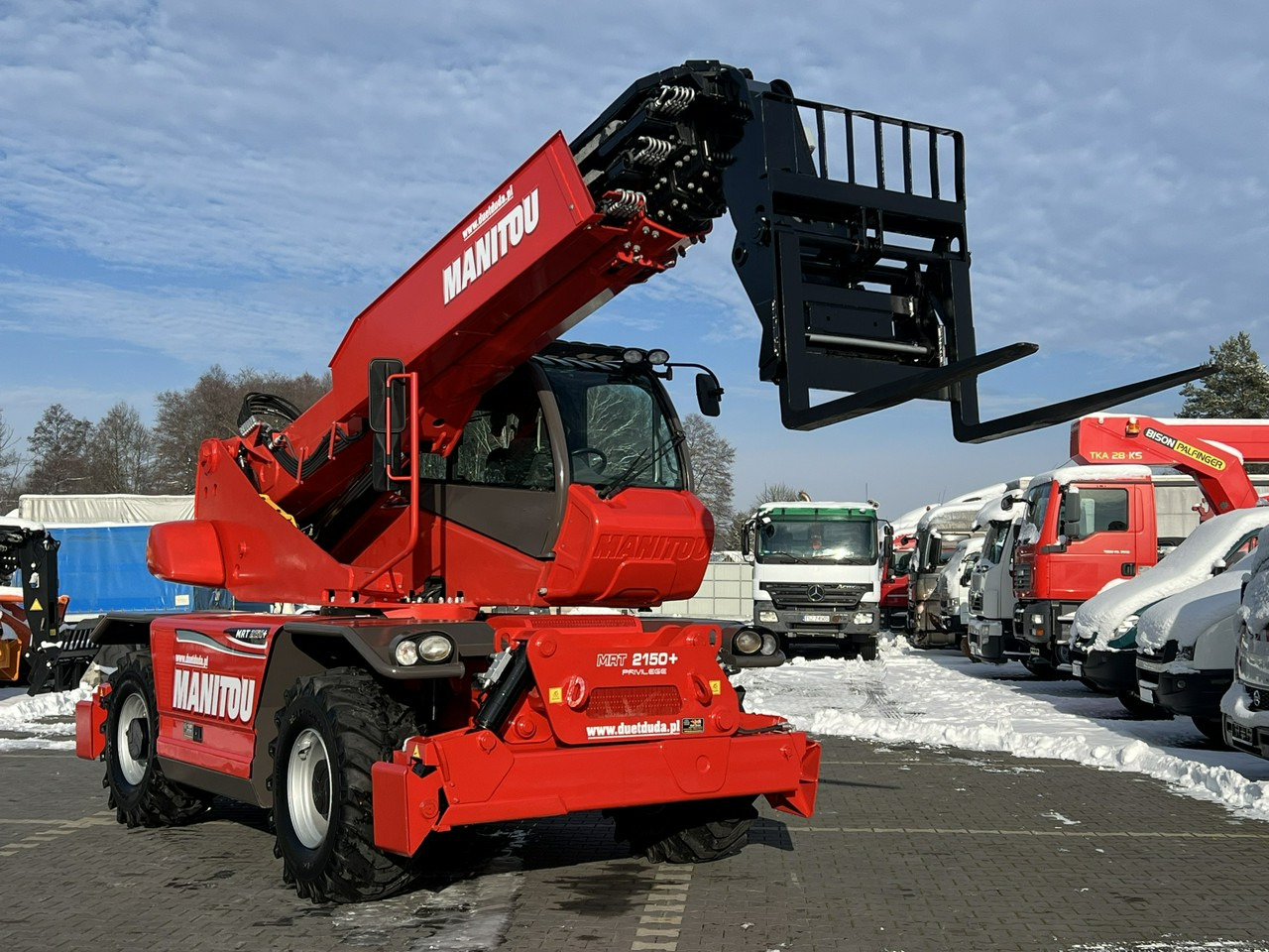 Empilhador telescópico Manitou MRT 2150 ROTO Ładowarka Teleskopowa Obrotowa 2550: foto 14