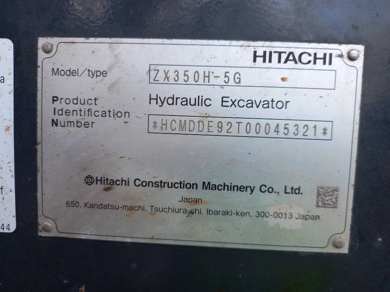 Escavadora de rastos Hitachi ZX 350H-5G (Abu Dhabi): foto 11