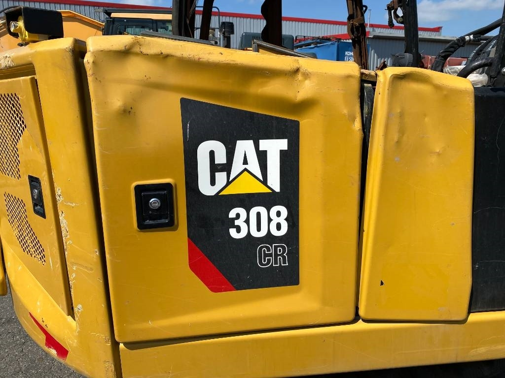 Escavadora de rastos CAT CAT 308 CR avec Certificat CE Origine Française: foto 43