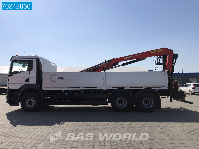 Camião de caixa aberta/ Plataforma, Camião grua novo MAN TGS 26.440 6X4 NEW Palfinger PK 18.001 L SLD3 Kran Crane Euro 6: foto 13