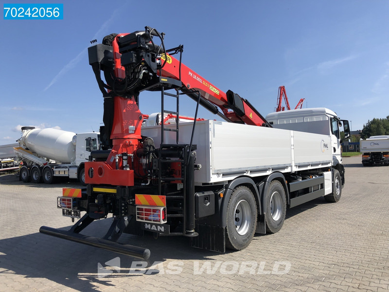 Camião de caixa aberta/ Plataforma, Camião grua novo MAN TGS 26.440 6X4 NEW Palfinger PK 18.001 L SLD3 Kran Crane Euro 6: foto 12