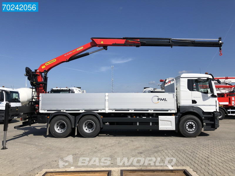 Camião de caixa aberta/ Plataforma, Camião grua novo MAN TGS 26.440 6X4 NEW Palfinger PK 18.001 L SLD3 Kran Crane Euro 6: foto 7