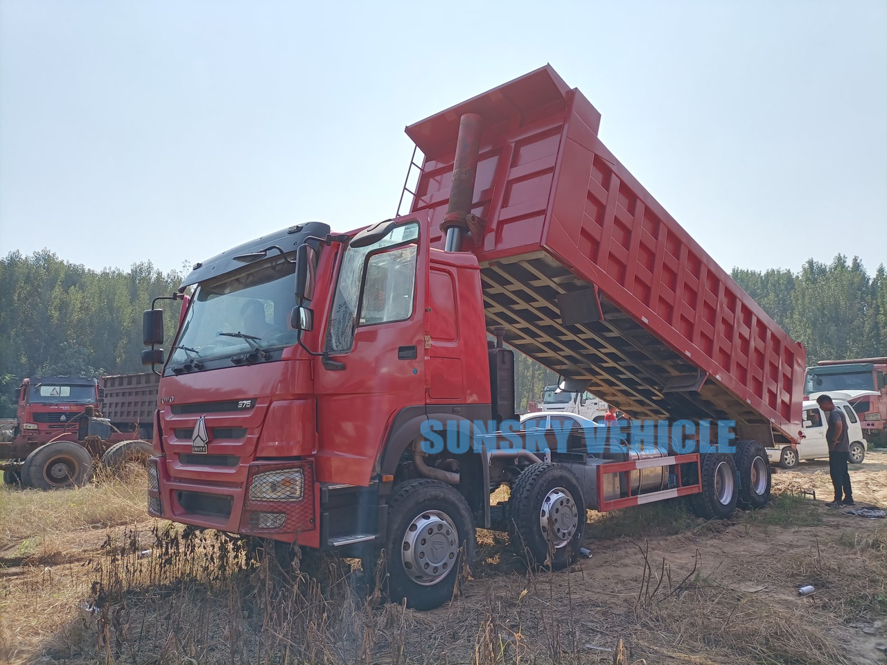 Camião basculante para transporte de materiais a granel novo HOWO Brand New 8X4 400HP Tipper Truck: foto 6