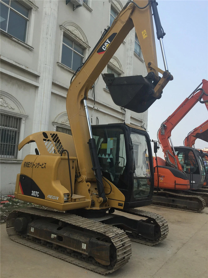 Escavadora de rastos 7t Used Mini Caterpillar Crawler Excavator 307c Cat 307 Excavator: foto 10