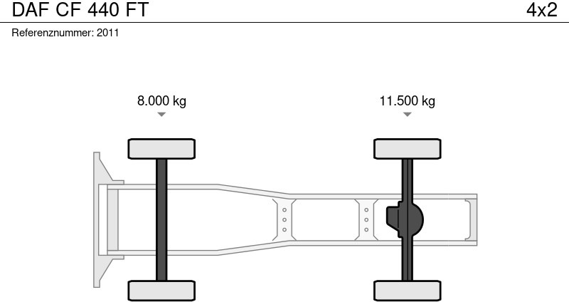 Tractor DAF CF 440 FT: foto 20