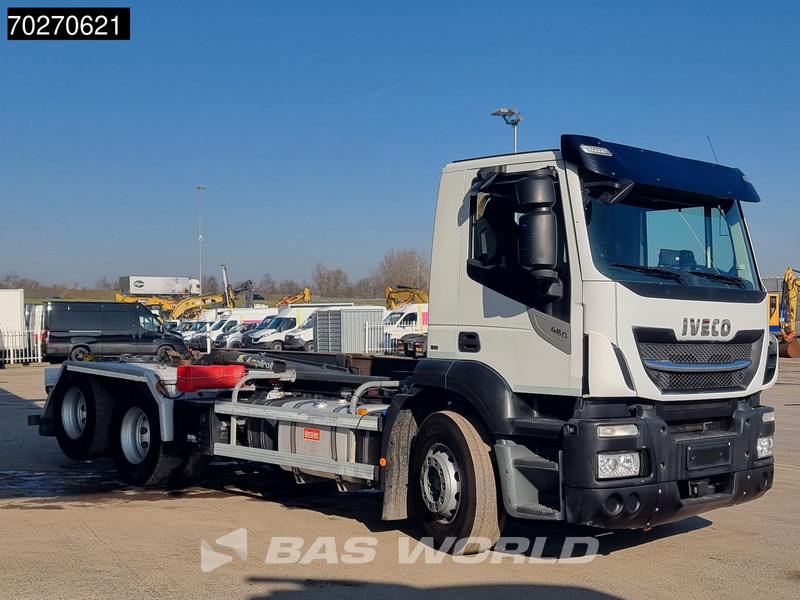 Camião polibenne Iveco Stralis 460 6X2 20tons Marrel Liftachse ACC Euro 6: foto 14