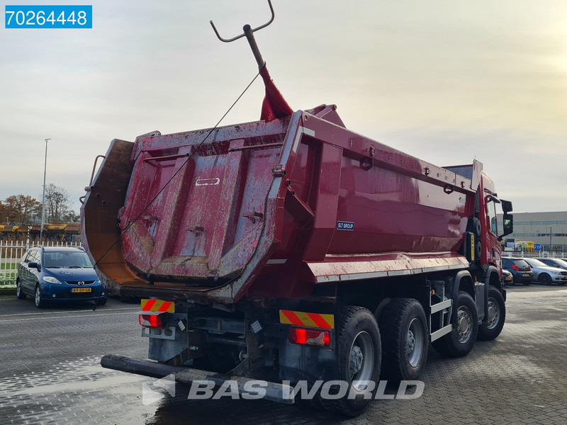 Camião basculante Scania P410 8X4 19m3 Big-Axle Steelsuspension Euro 6: foto 13