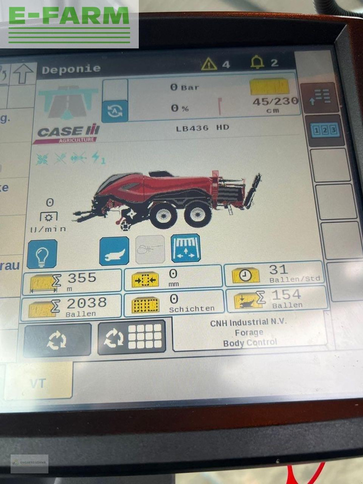 Enfardadeira de fardos quadrados Case-IH lb 436 hd rotor cutt: foto 11