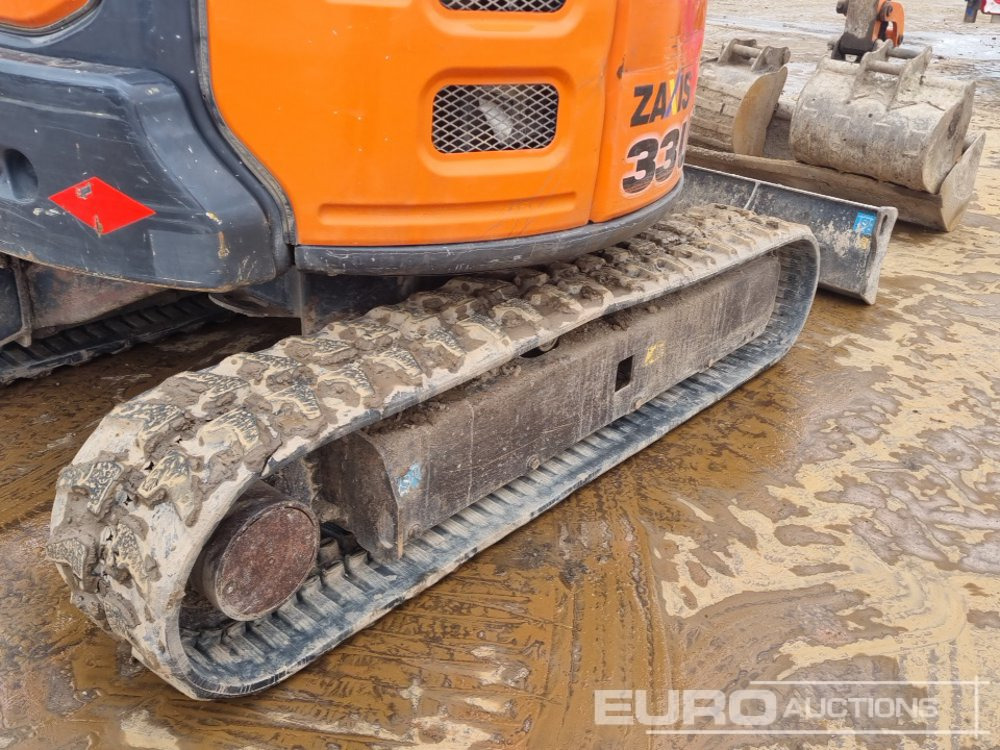 Mini escavadeira 2018 Hitachi ZX33U-5A CLR: foto 12