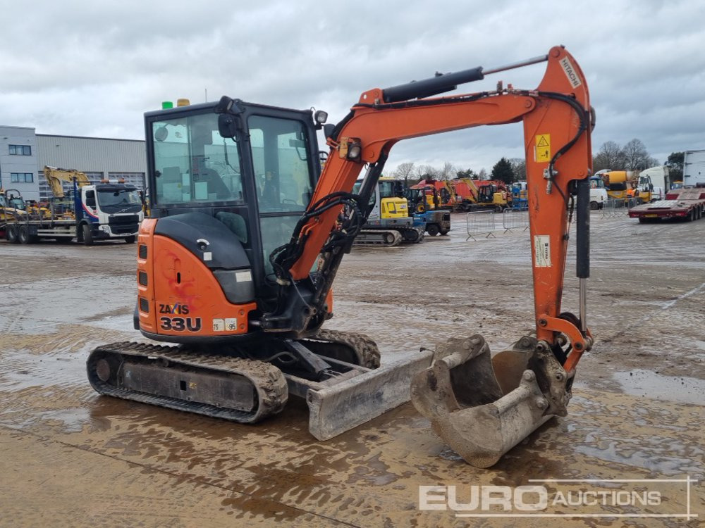 Mini escavadeira 2018 Hitachi ZX33U-5A CLR: foto 7