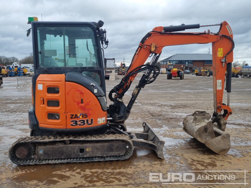 Mini escavadeira 2018 Hitachi ZX33U-5A CLR: foto 6